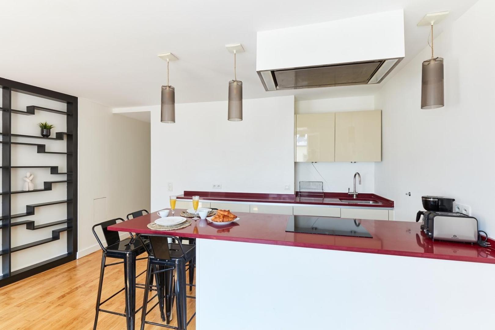 Apartment Bnbnook - Chic 1br With Balcony - Latin Quarter Paris