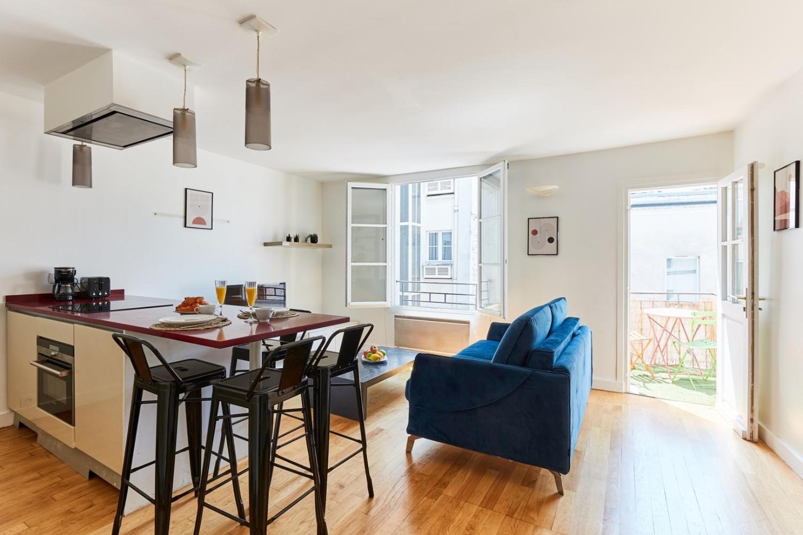 Bnbnook - Chic 1br With Balcony - Latin Quarter Paris