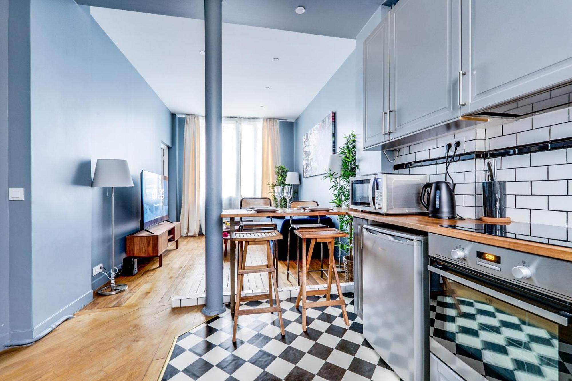 Buttes-chaumont - Fully-equipped Apartment *