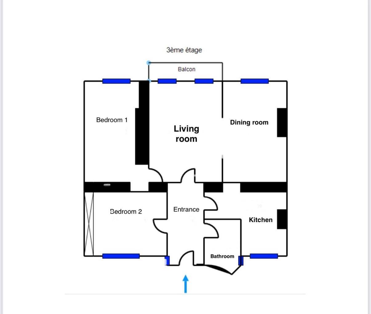 2 Bedroom Stylish Apartment *