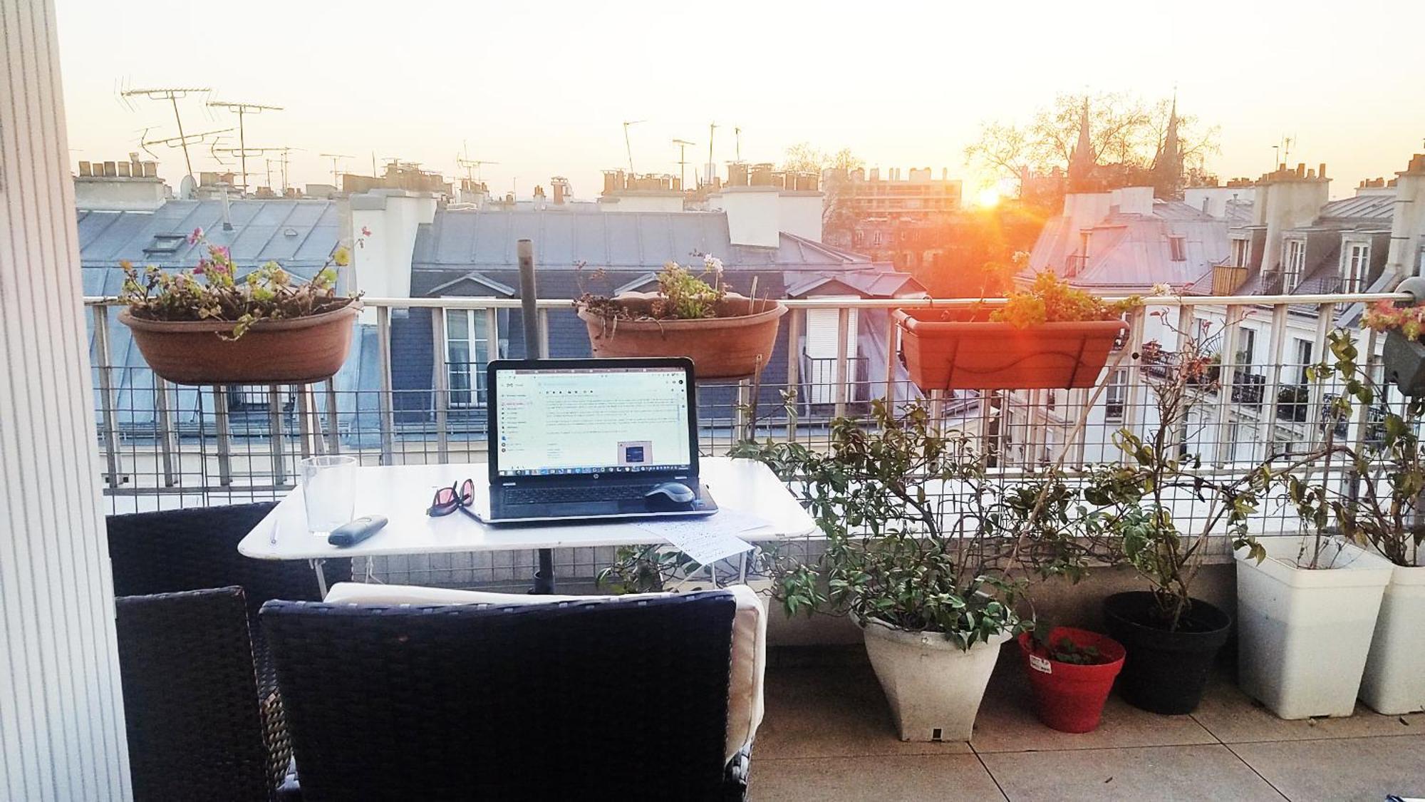 Apartment Floor & Terrace With View Paris