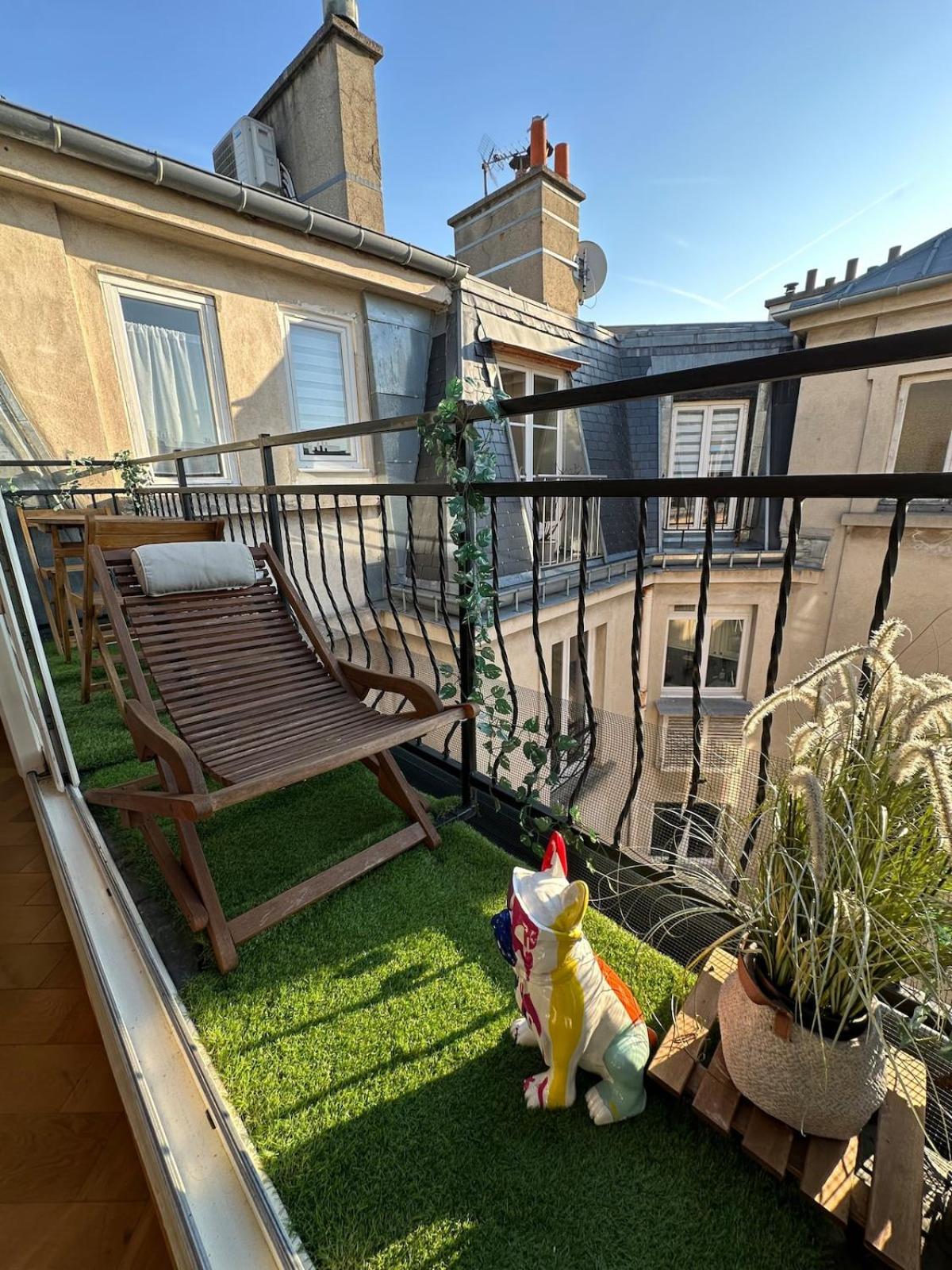Apartamento Beautiful Terrace Invalides And Fireplace