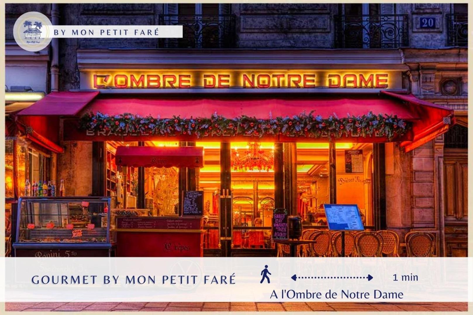 The Lady In Red - Romantic & Silky - Notre Dame Apartment Paris