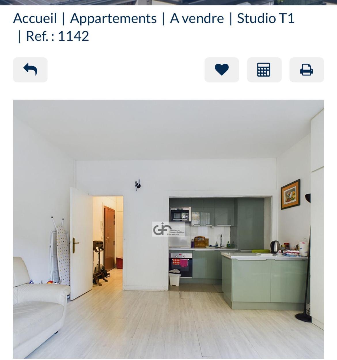 Apartment Small Cosy In Paris