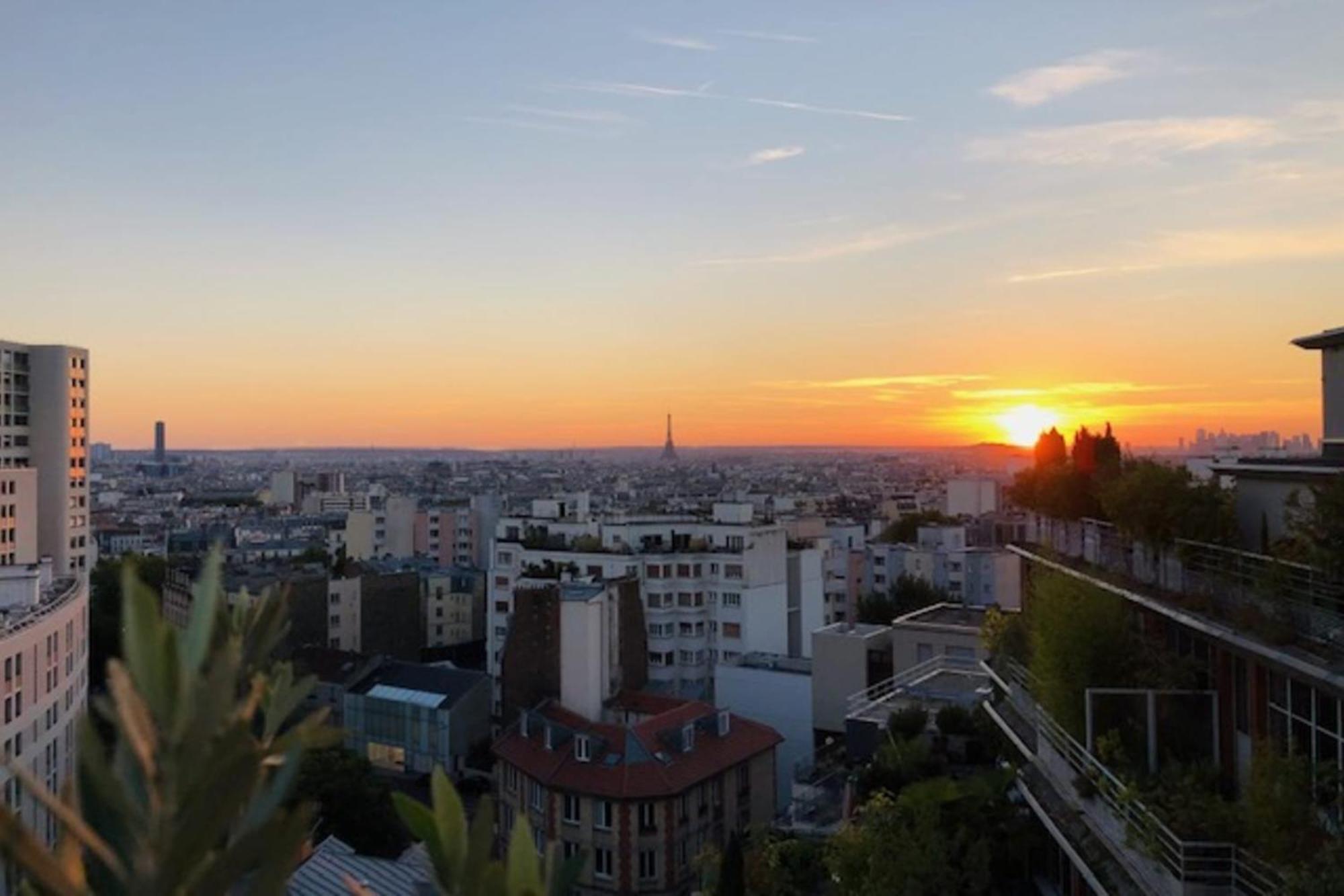 With Terrace And View Of Paris