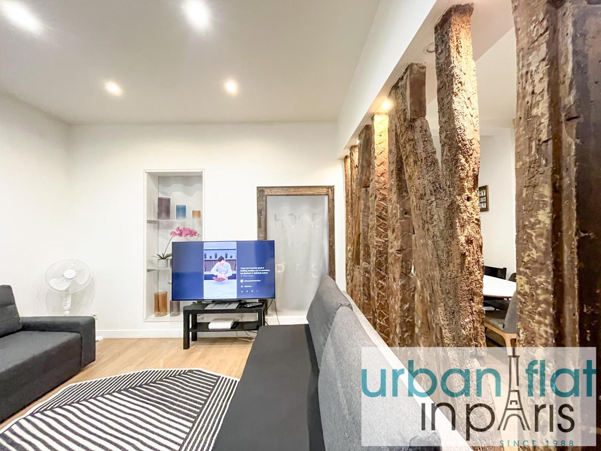 Urban Flat 52 - Charming 2 Bdr Flat In Center Of Paris