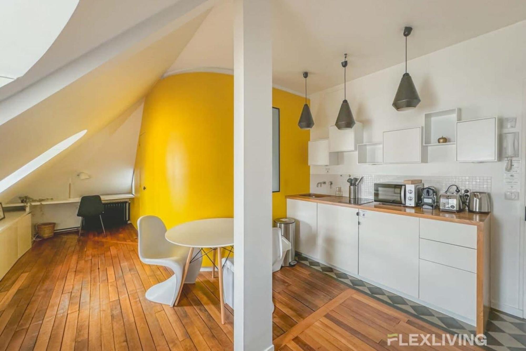 Apartment Flexliving - Onebedroom - Malesherbes - Eiffel Tower View Paris