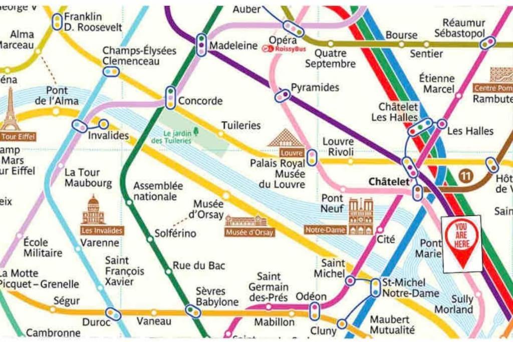 Chez Gustave: Clim Calm,saint Paul Marais, 2guests Apartamento *