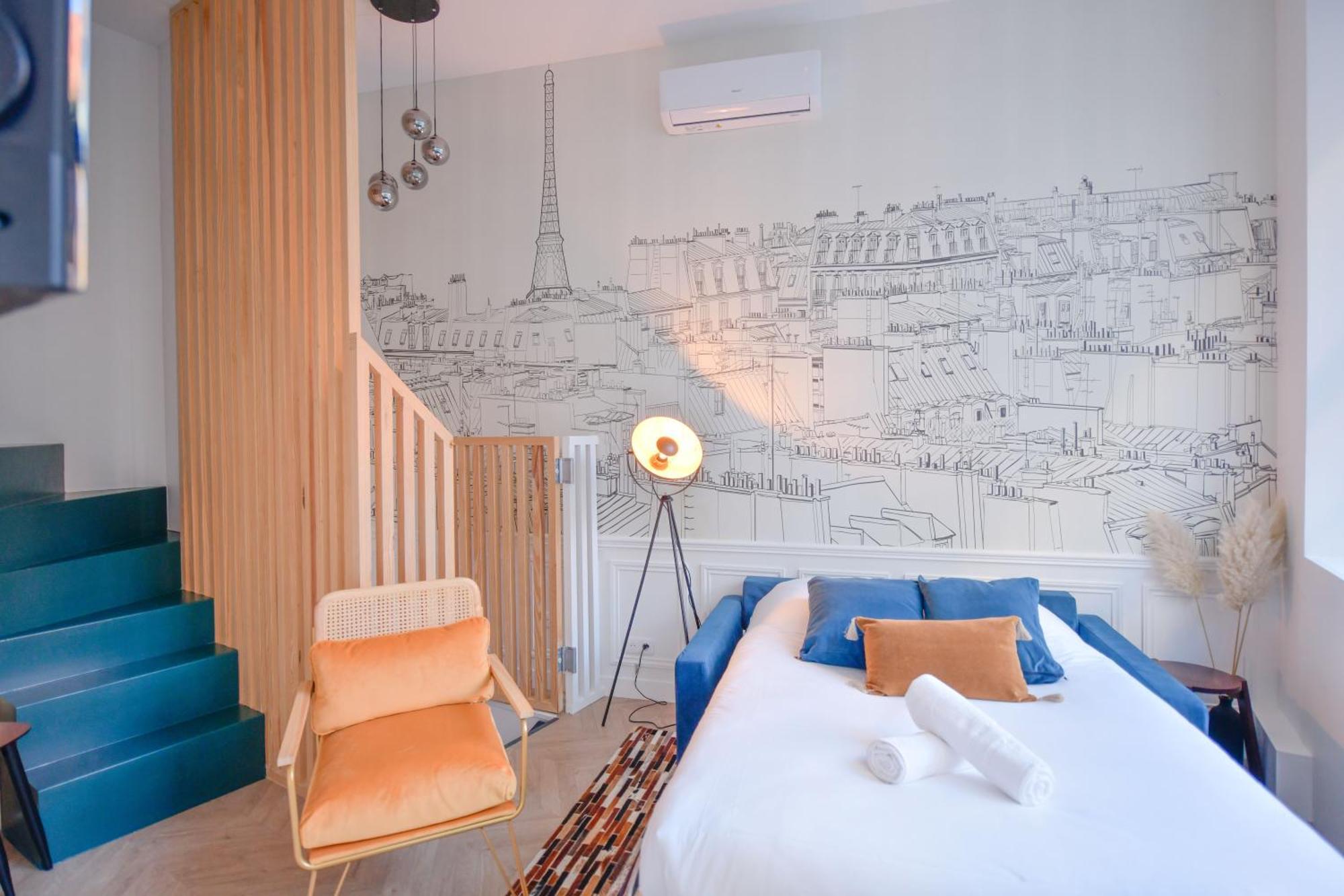 Appartement Montmartre Marvel! Designer Near Metro *