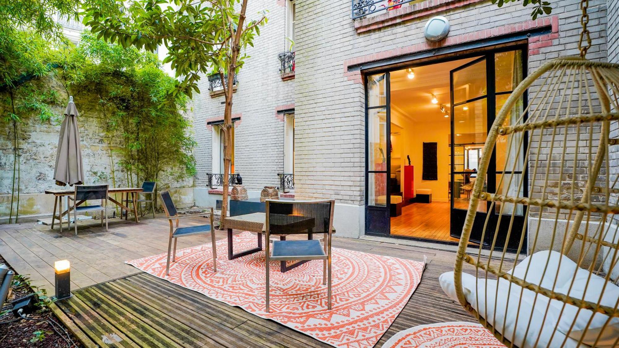 Luxury Jungle Loft With Private Garden, Jacuzzi & Hammam Apartment