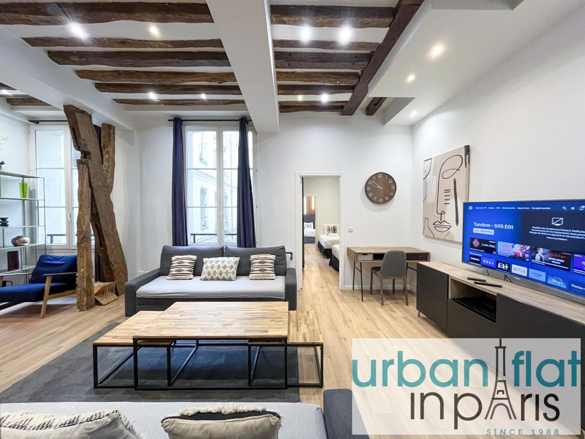 Appartement Urban Flat 67 - Spacious Parisian Flat In *