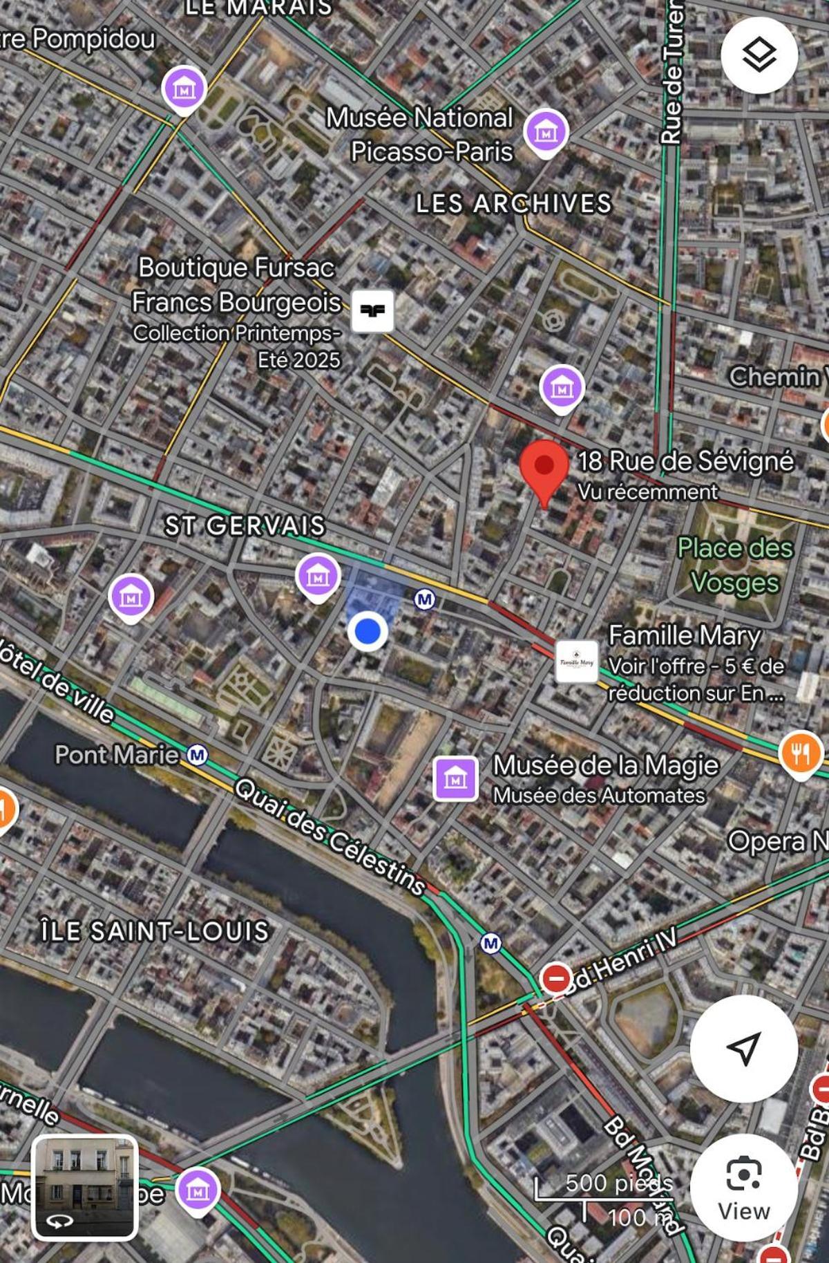 Apartment Le Marais Saint Paul Paris