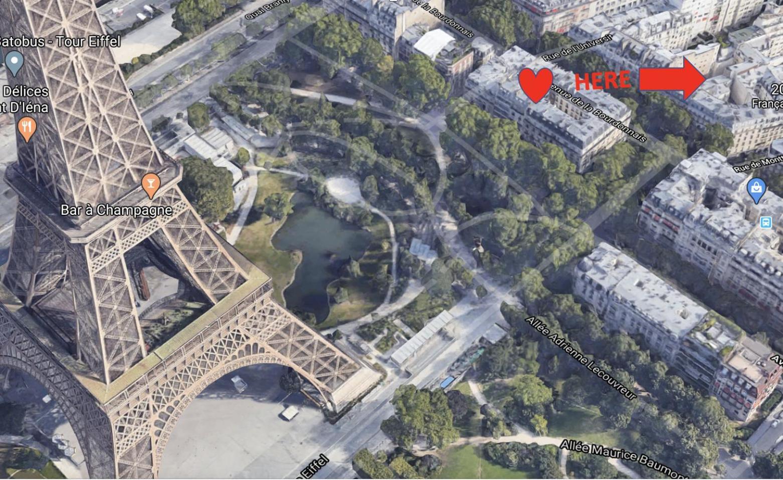 Apartment Brouilly One Block From Eiffel Tower Paris