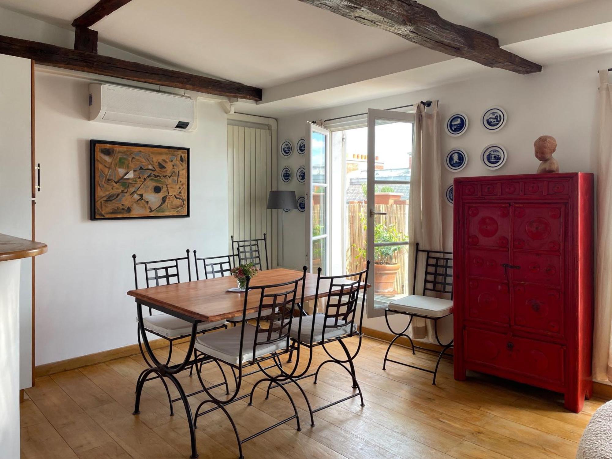 Odeon 1 Bedroom, Ac, Lift, Terrace, Garage Apartment Paris