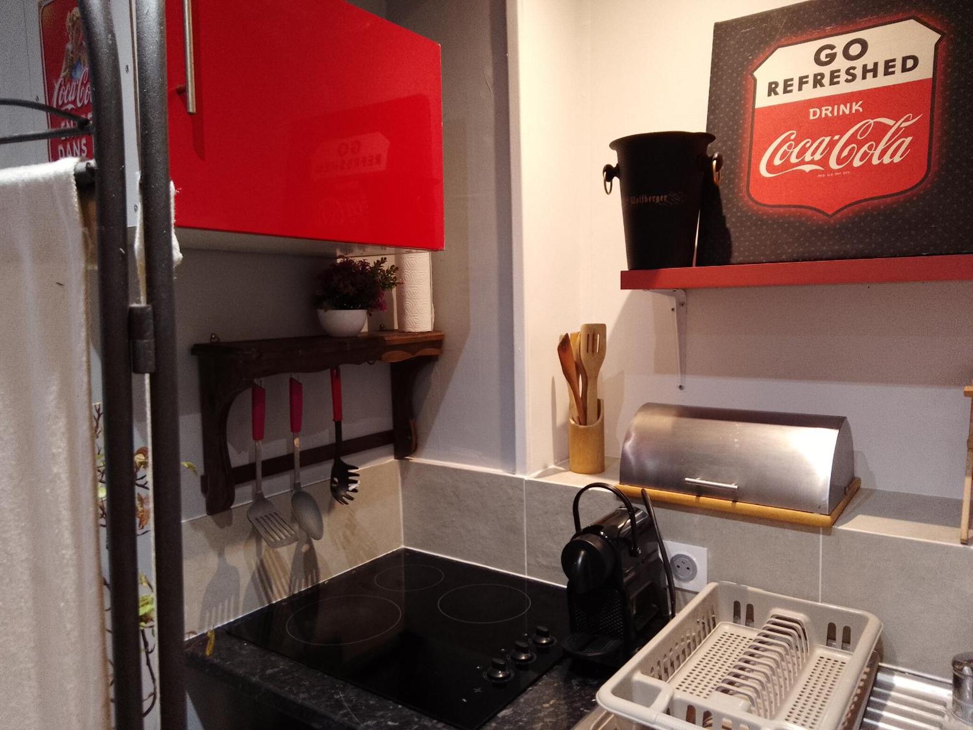 Guesthouse Familial Pour 2,3,4 Personnes De 44M2- Accessible Handic -Rez De Chaussee-Vues Sur Rue Et Patio Prive - Sejour, Chambre Separee-Cuisine,Salle De Bain,Lit Double Et Canape-Lit 2Pers-Entree De La Rue Berzelius-5 Minutes Du Metro Brochant-Lig * Paris