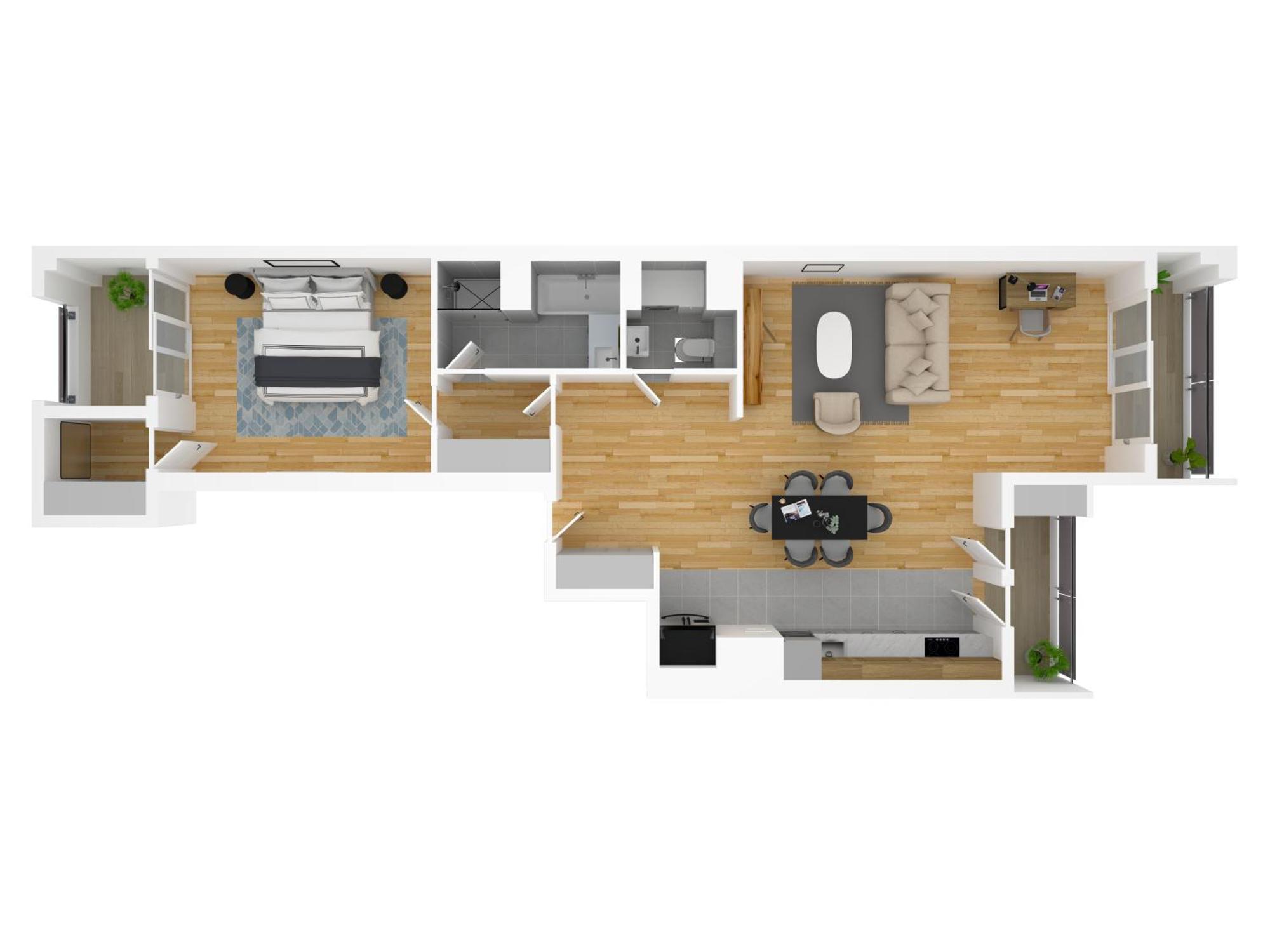 Apartment Familiale A Victor Hugo *