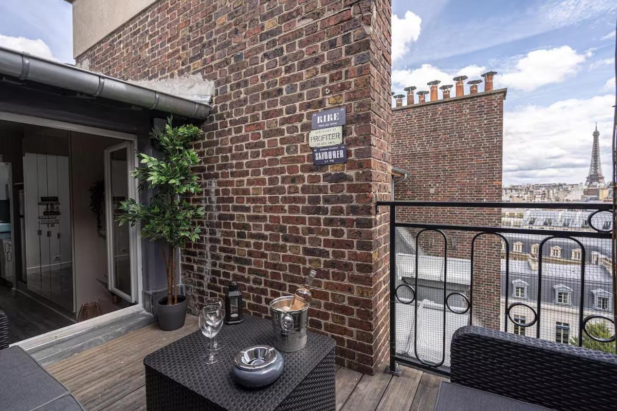 Apartment Terrasse Vue Incroyable Sur Tour Eiffel Paris