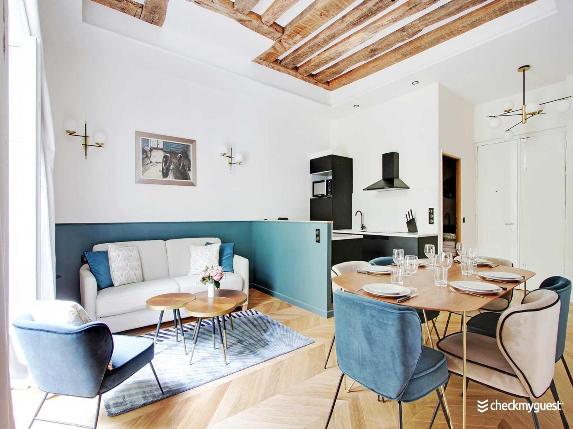 Stylish - 2br 6p - Le Marais