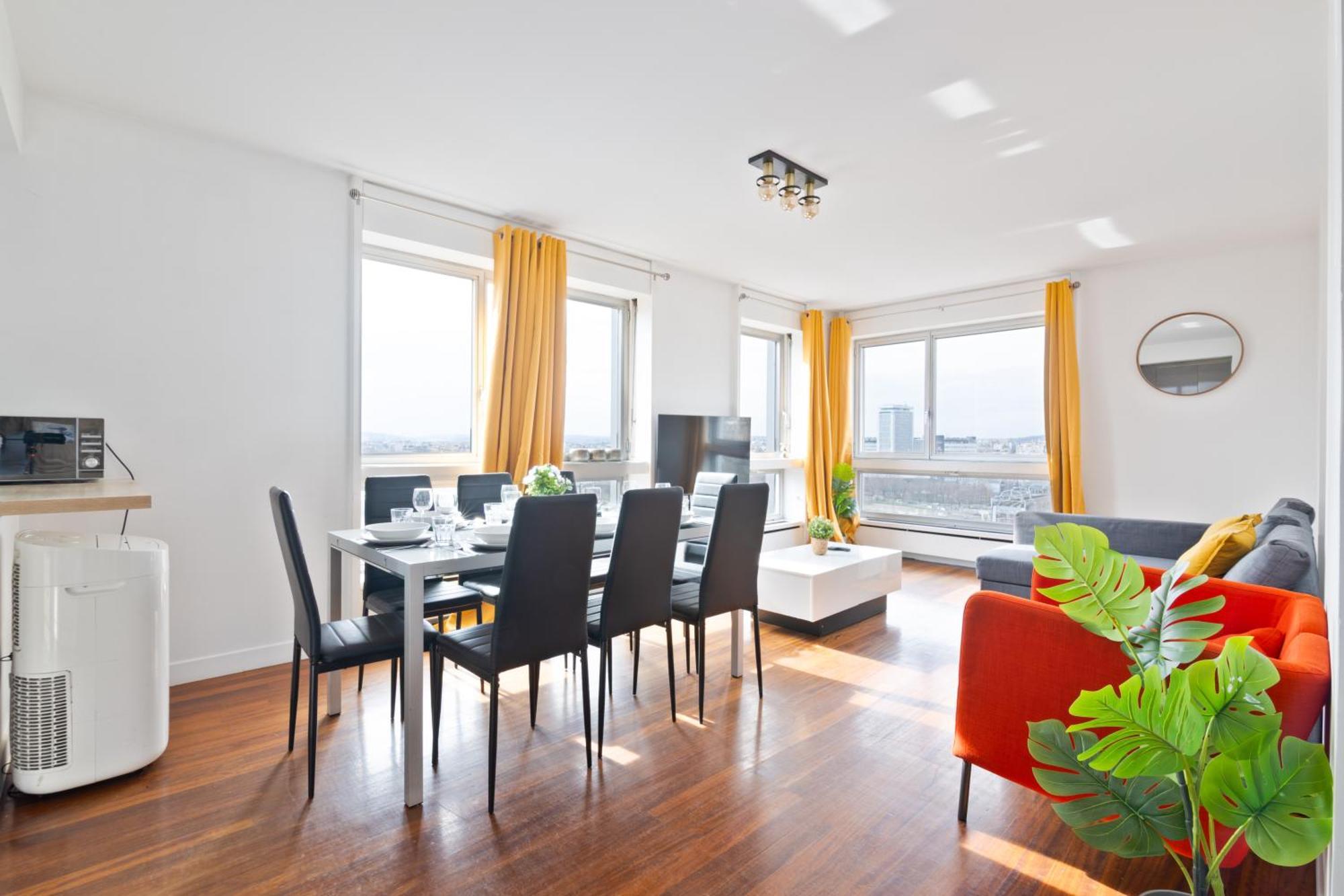 Heart Of - 3br - 8p - Tour Eiffel 7 Free Netflix Apartment