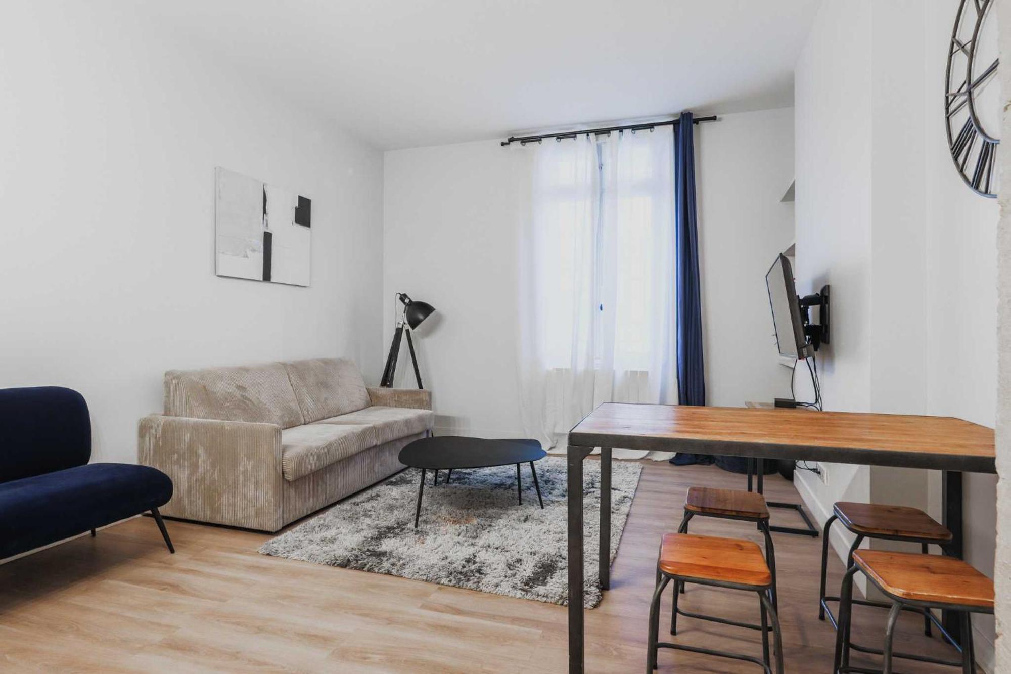 Modern 1br- 4p Le Marais Quarter Apartamento *
