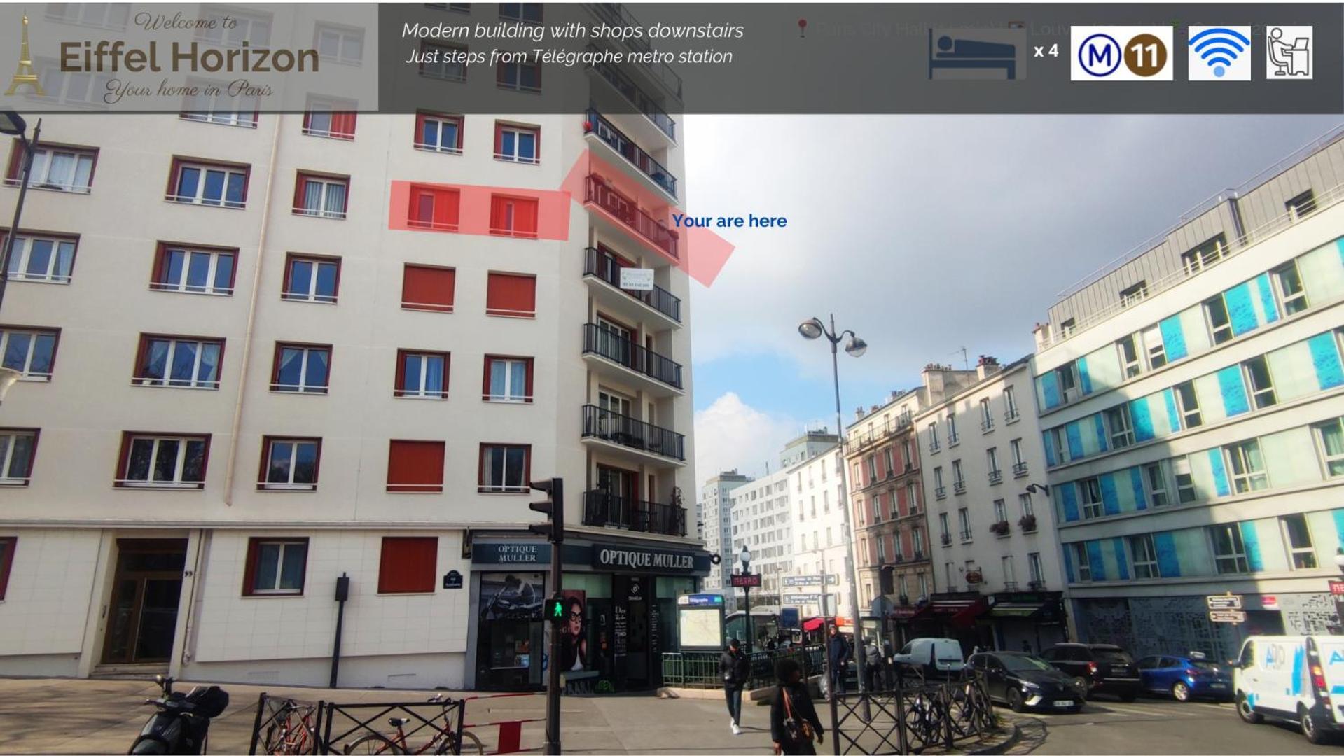Homestay Eiffel Horizon - Grand Espace Familial Au Pied Du Metro *