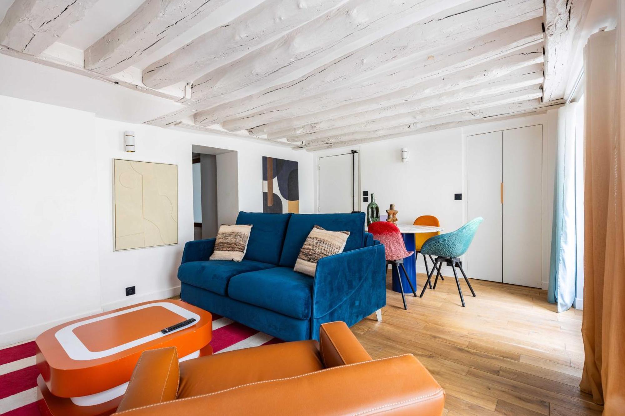 Joyful - 2br-6p - Louvre-rivoli Appartement *