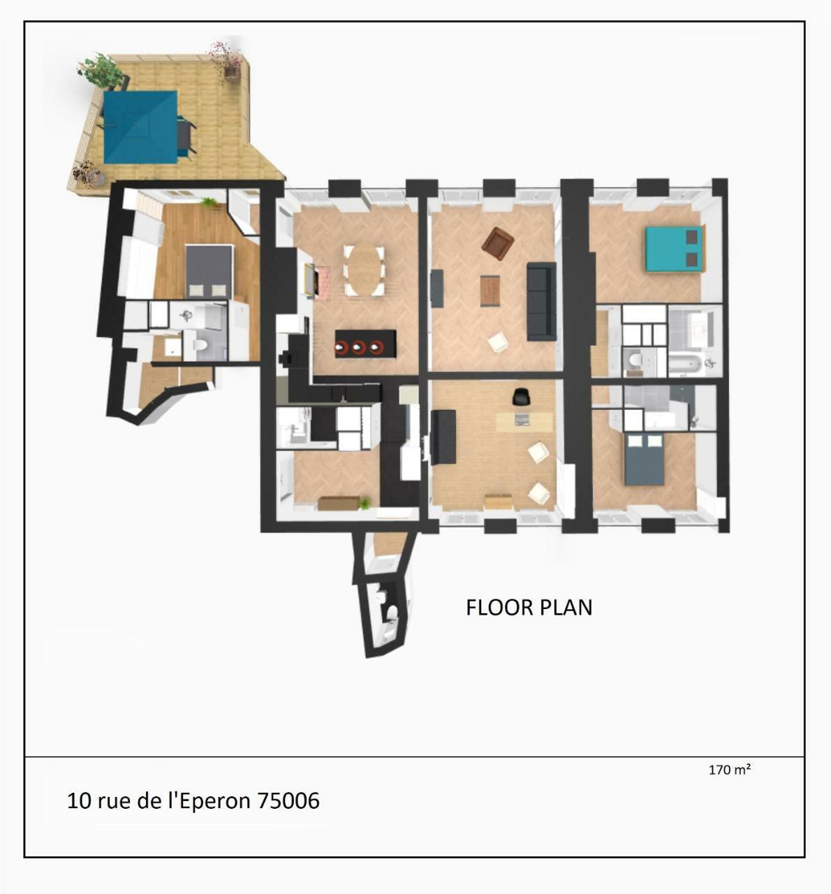 Historical - Odéon, Rive Gauche - 170 M2 Appartement *
