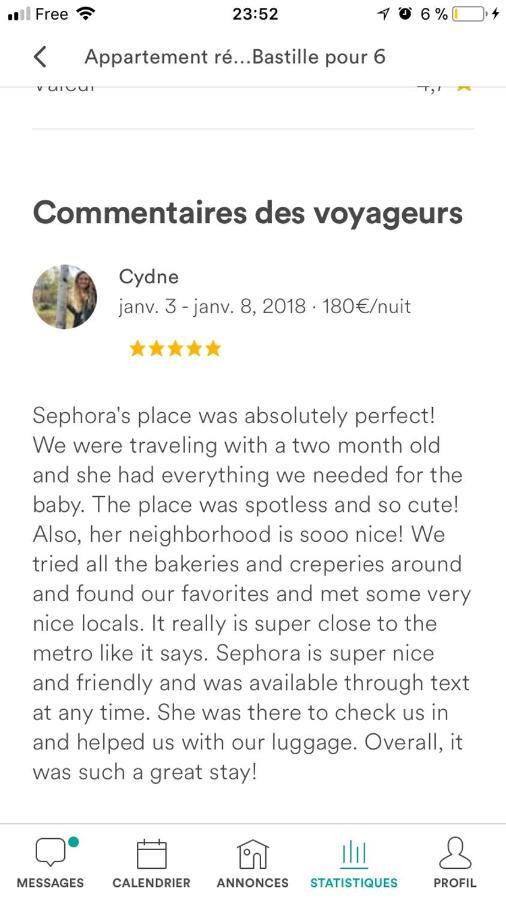 Lovely Flat Bastille Paris