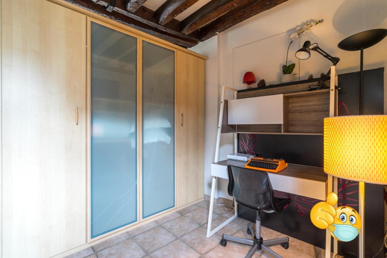 Marais Rosiers Loft - Menage Pro, Climatisation, Wifi *