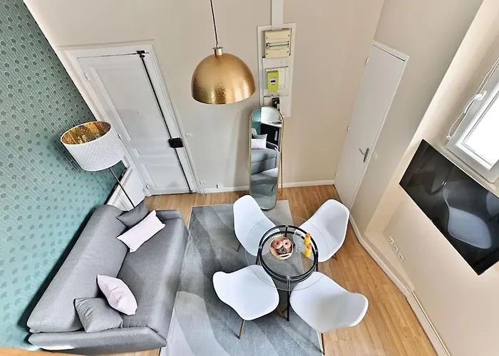 Loft Mezzanine Central A Paris 14Eme