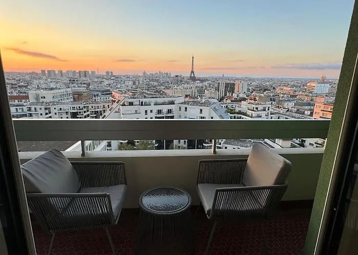 Montparnasse - Vue Tour Eiffel - Balcon