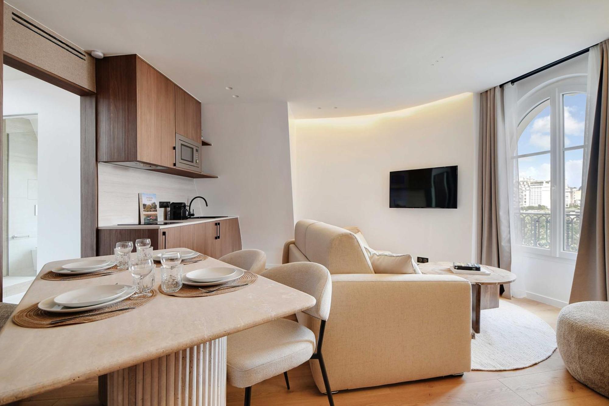 Appartement Modern -1br For 4p - View Eiffel Tower - Trocadero