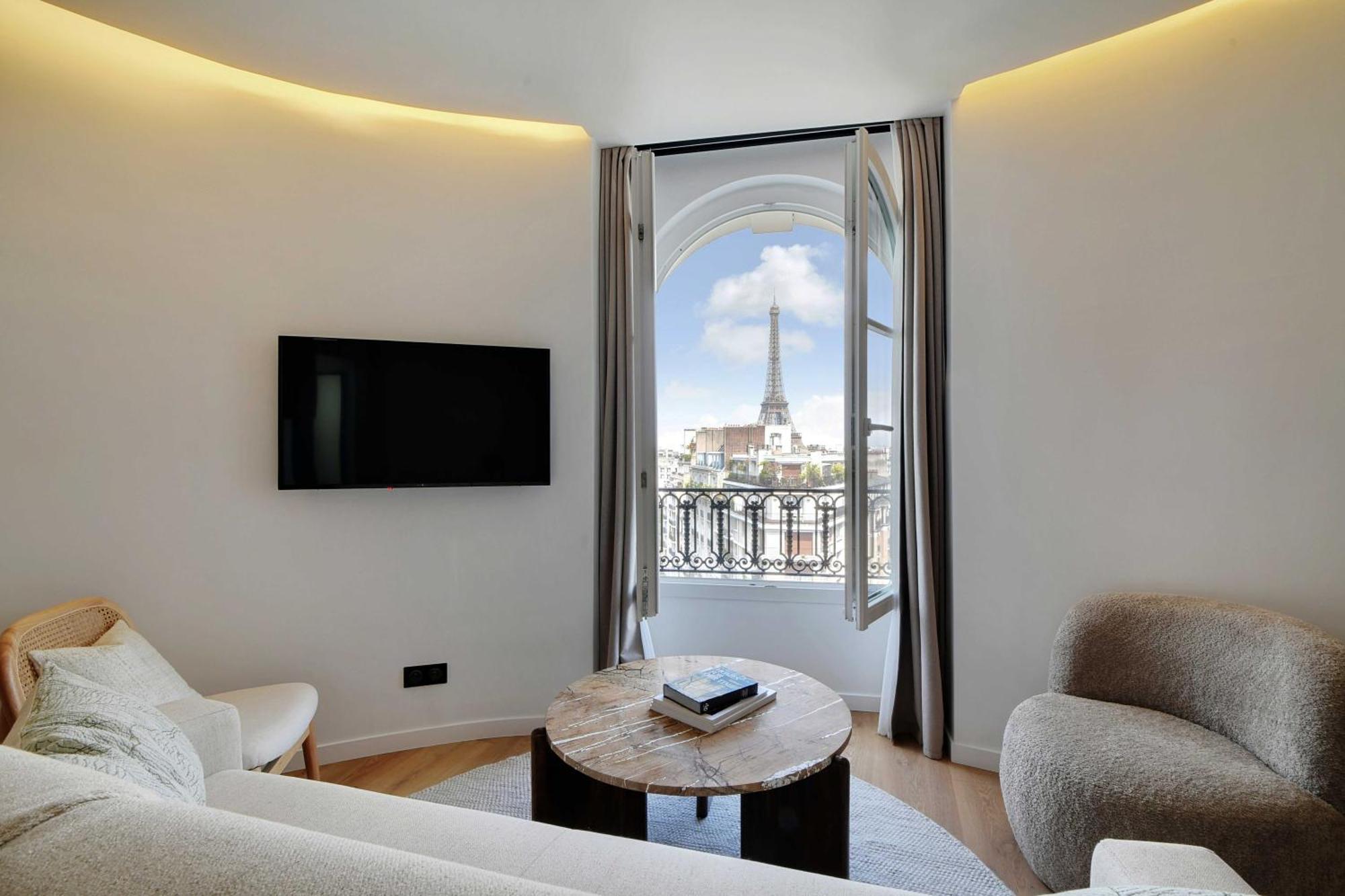 Modern -1br For 4p - View Eiffel Tower - Trocadero Appartement
