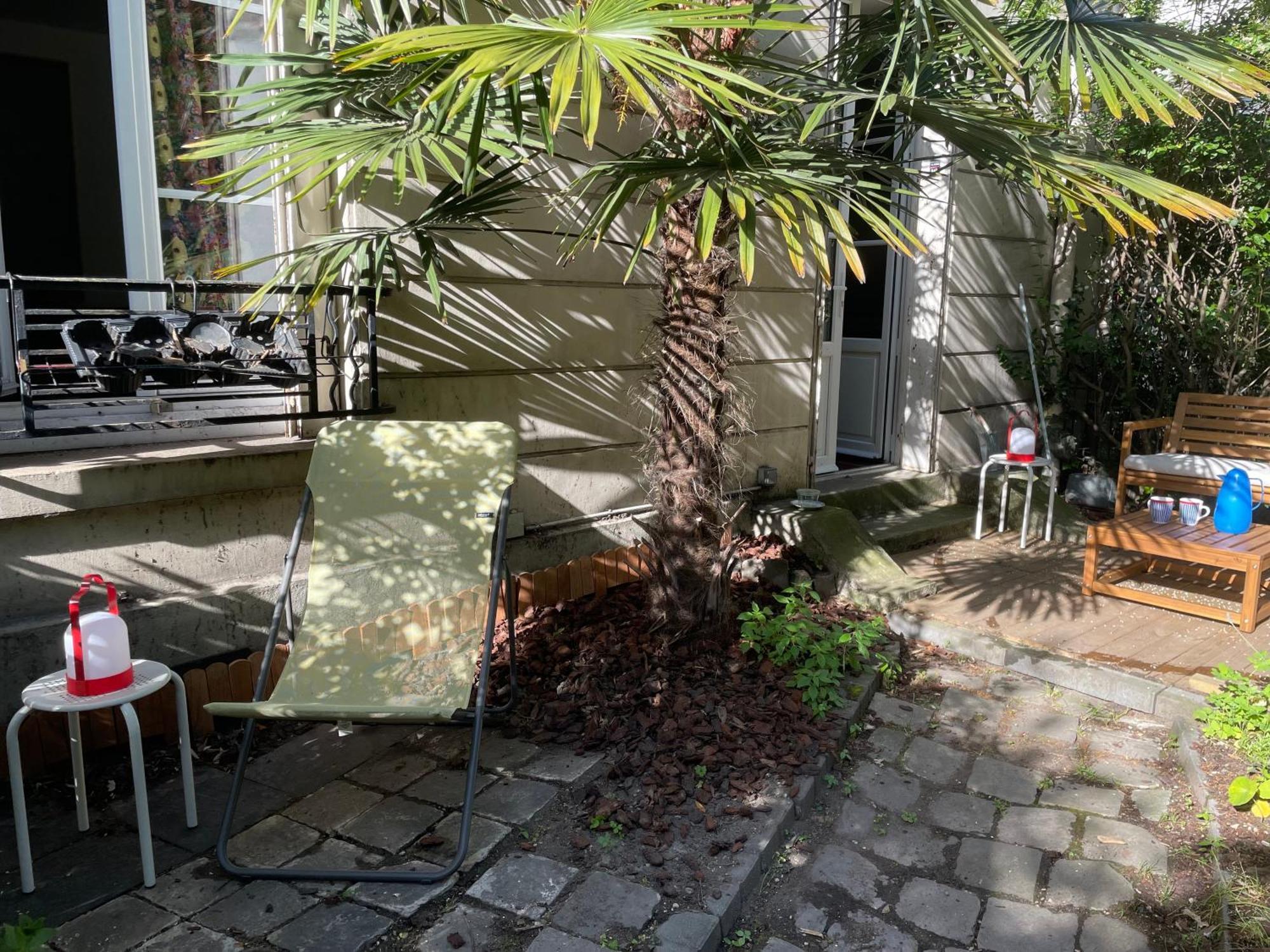 Avec Beau Jardin Appartement Paris