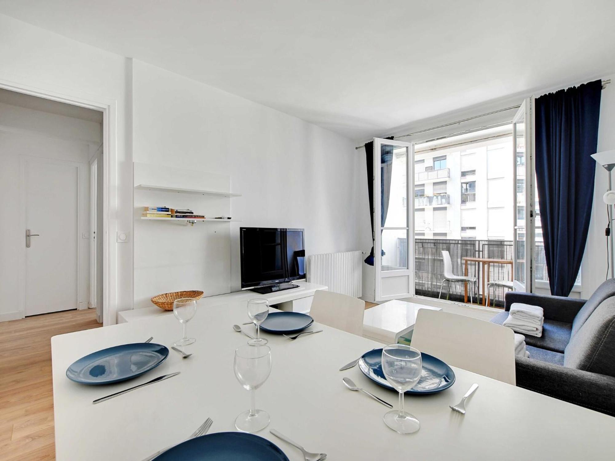 Bright Flat - 1br 4p - Javel * Paris