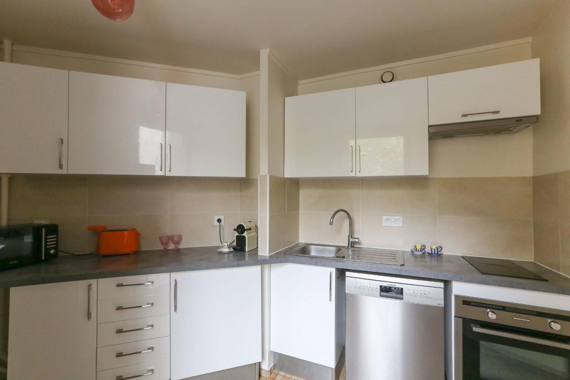 Apartamento In With Balcony Paris
