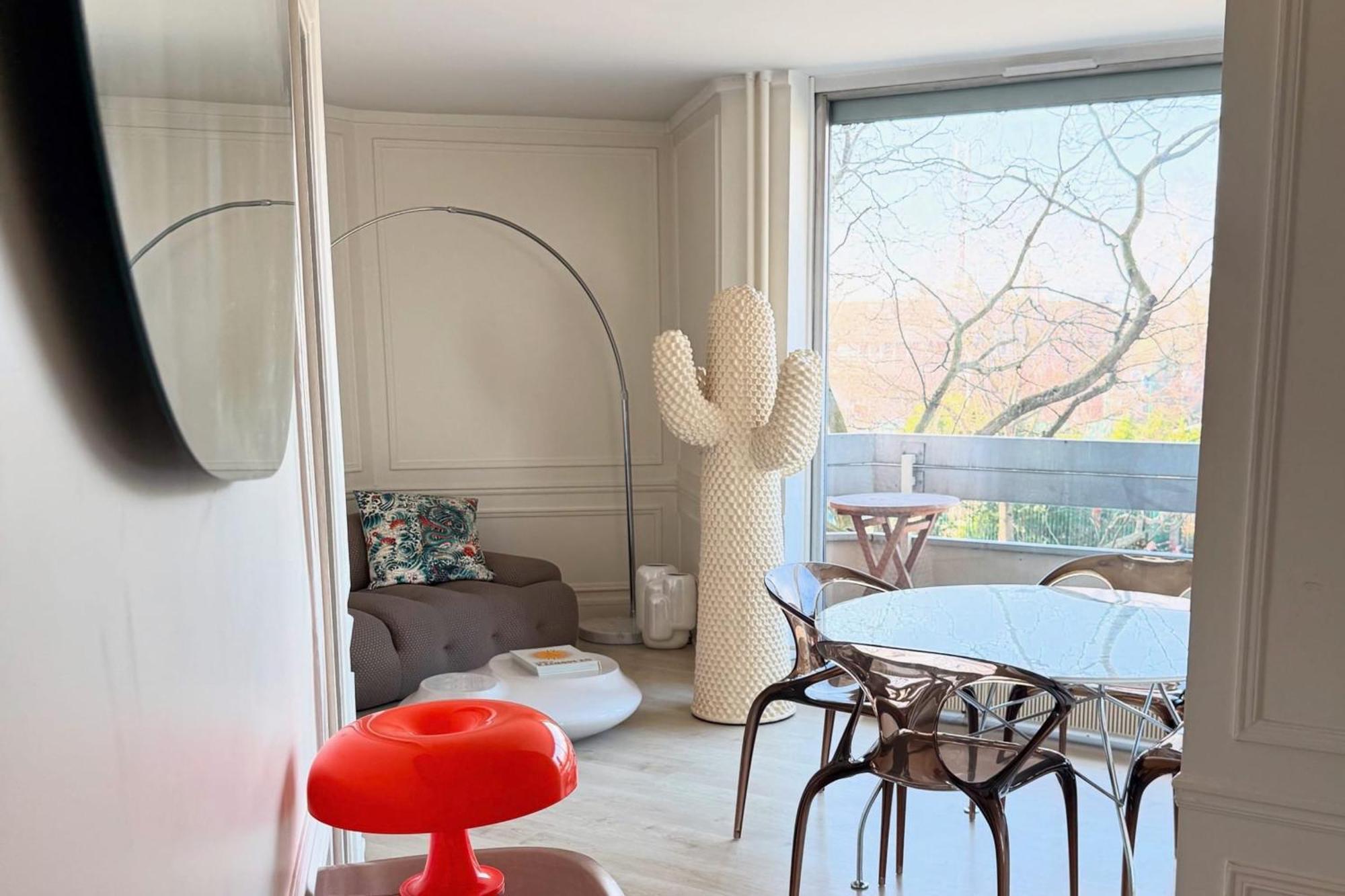 Apartamento In With Balcony Paris