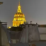 Beautiful Apartment Terrace Invalides And Fireplace