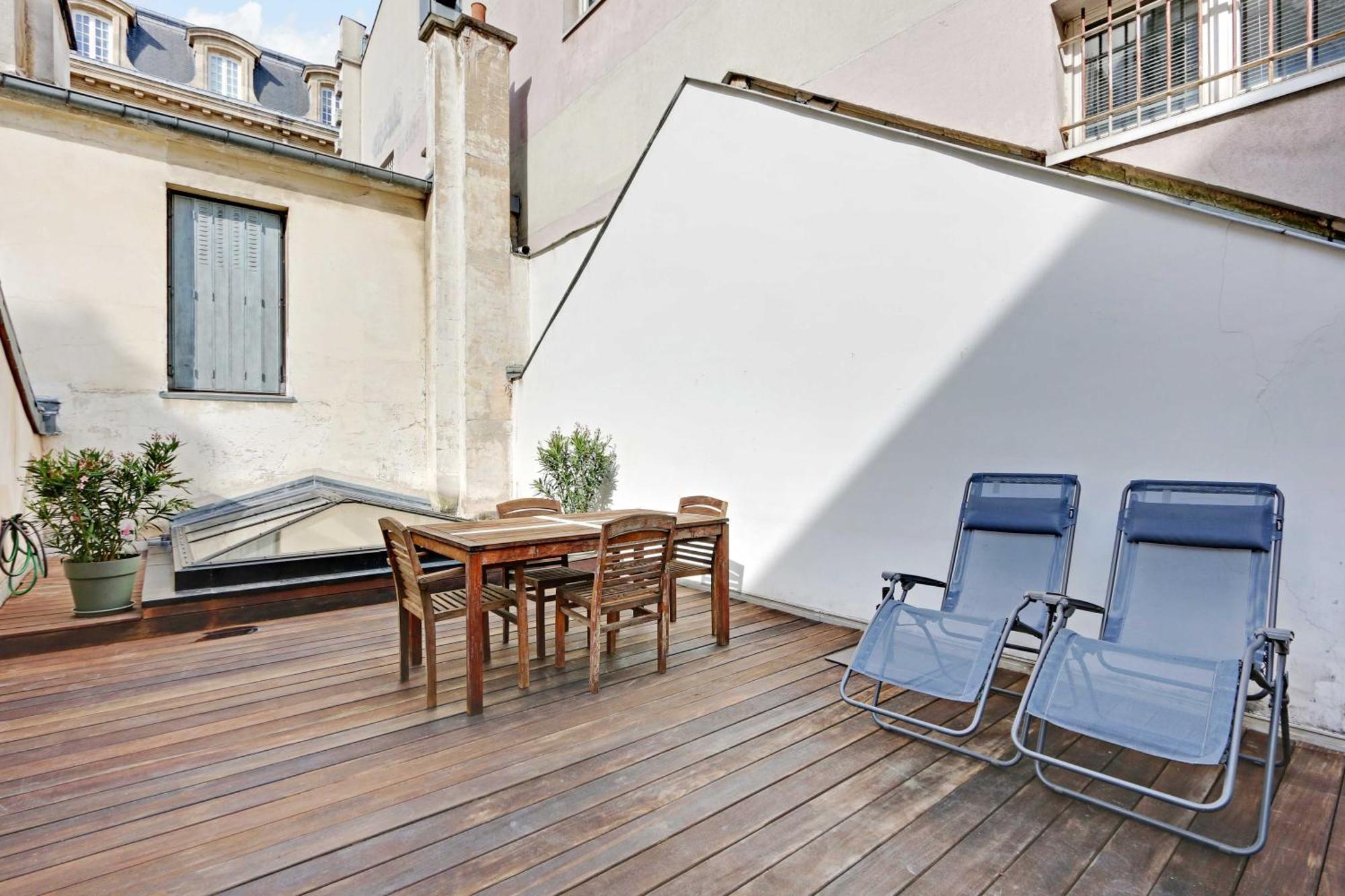 Cozy Avec Terrace - 2br-4p - Centre De Apartment Paris