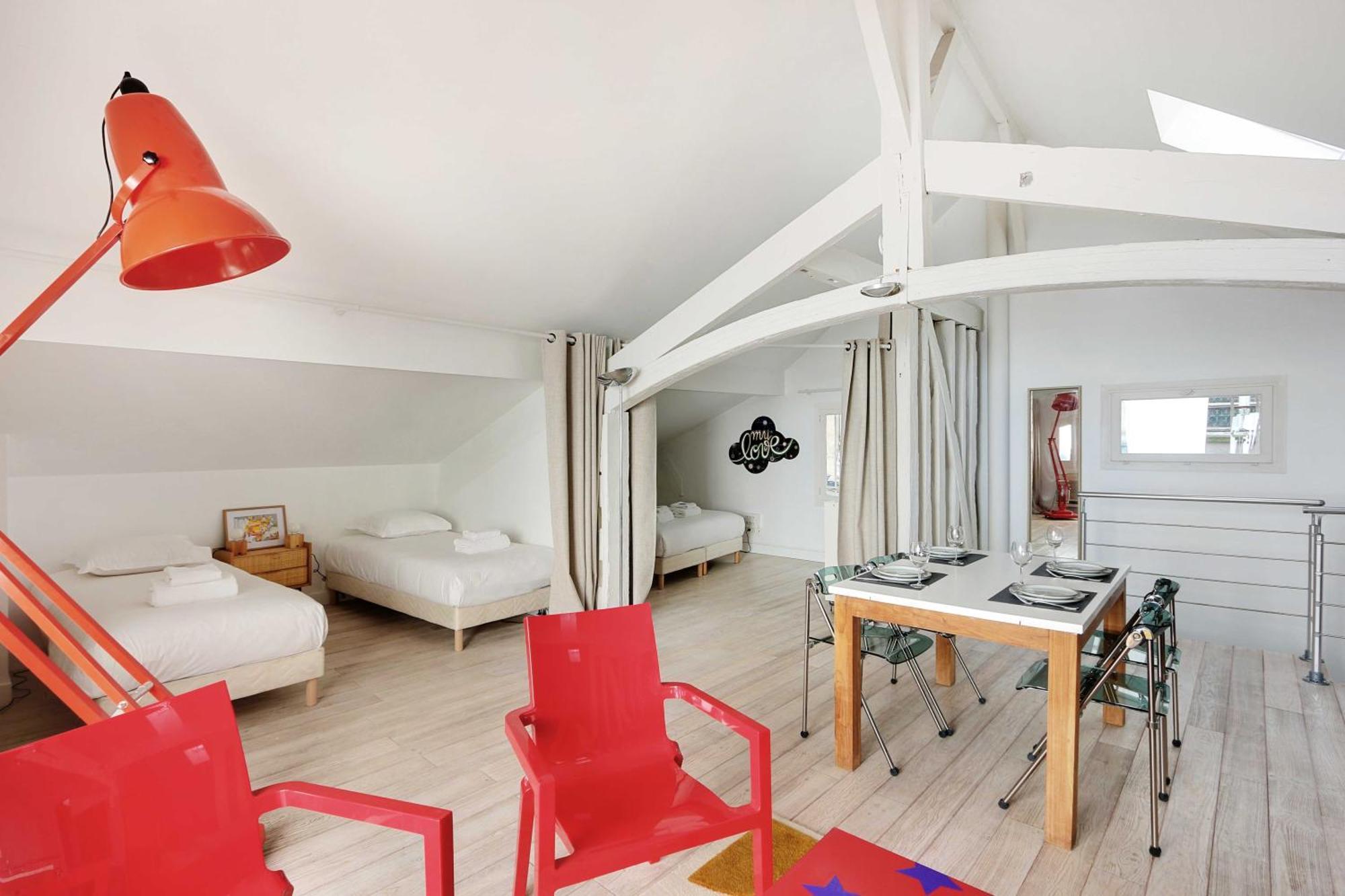 Apartment Cozy Avec Terrace - 2br-4p - Centre De Paris