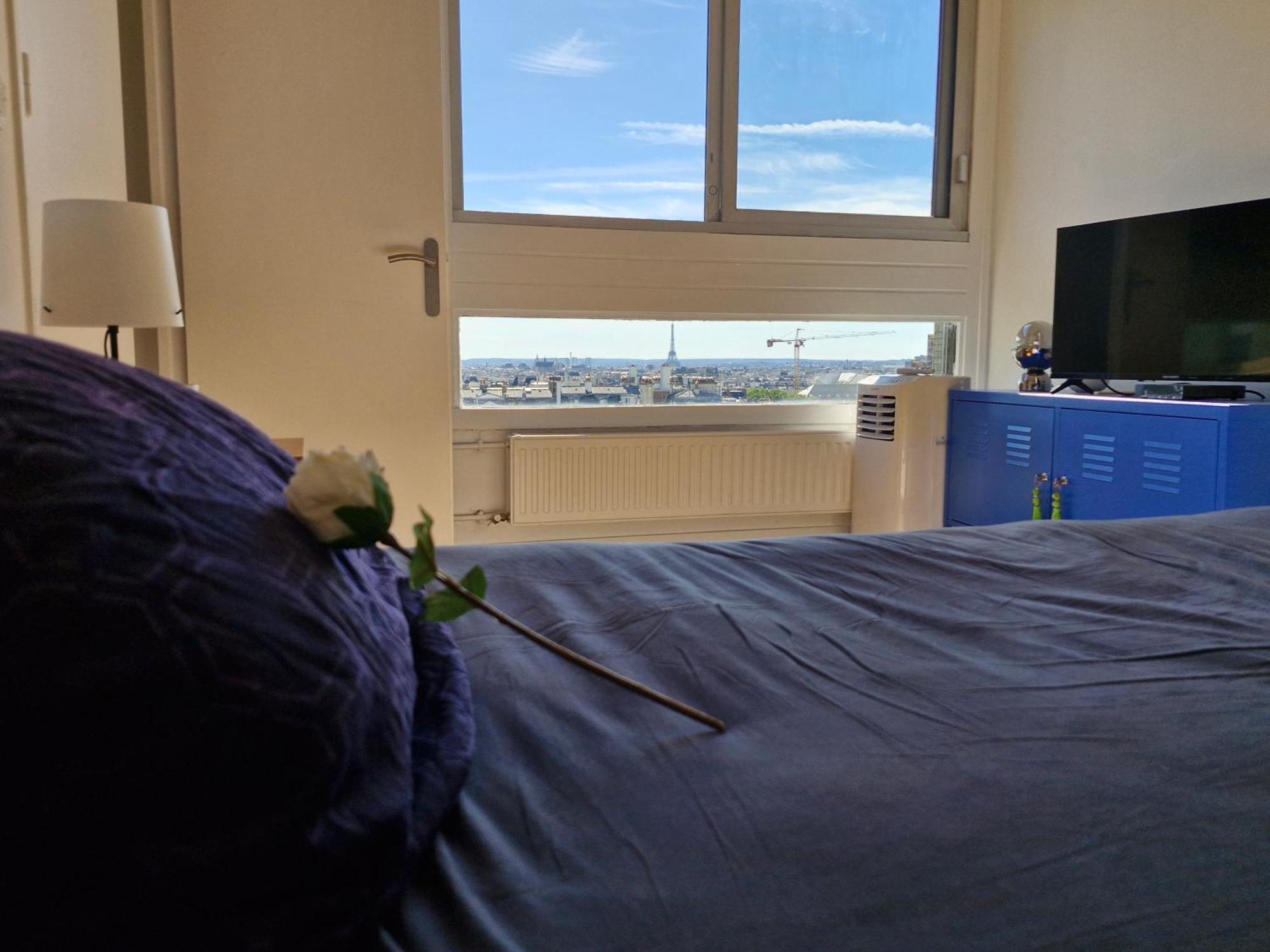 Loft 80m2 Parking Vues Magiques Apartment Paris