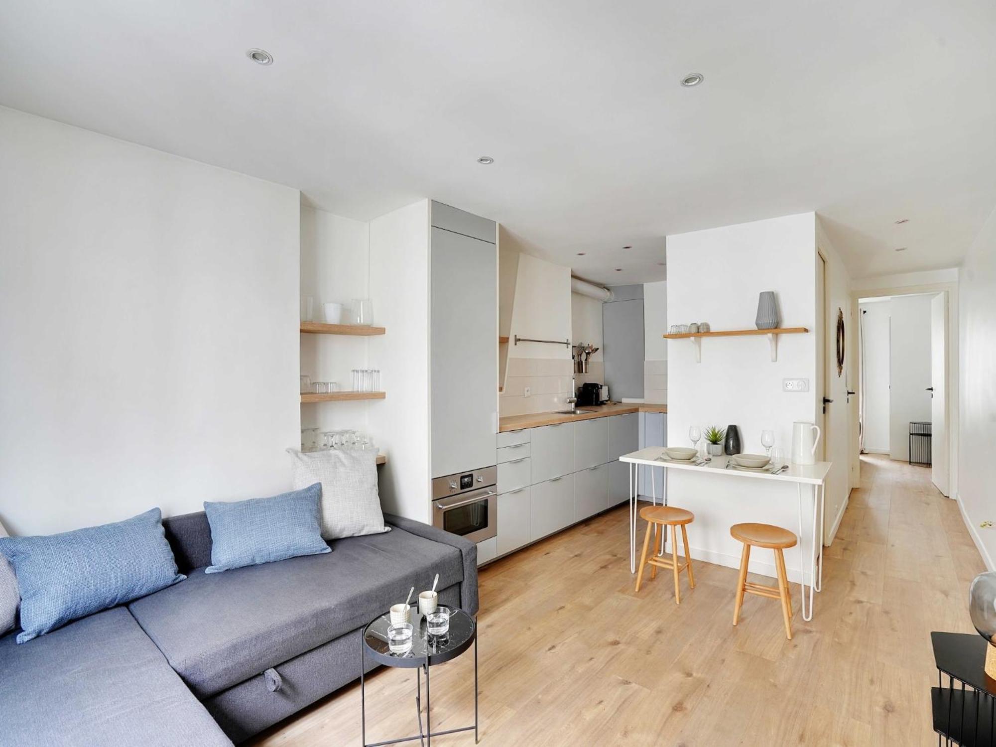 Peaceful - 2br 4p-tour Eiffel Apartment