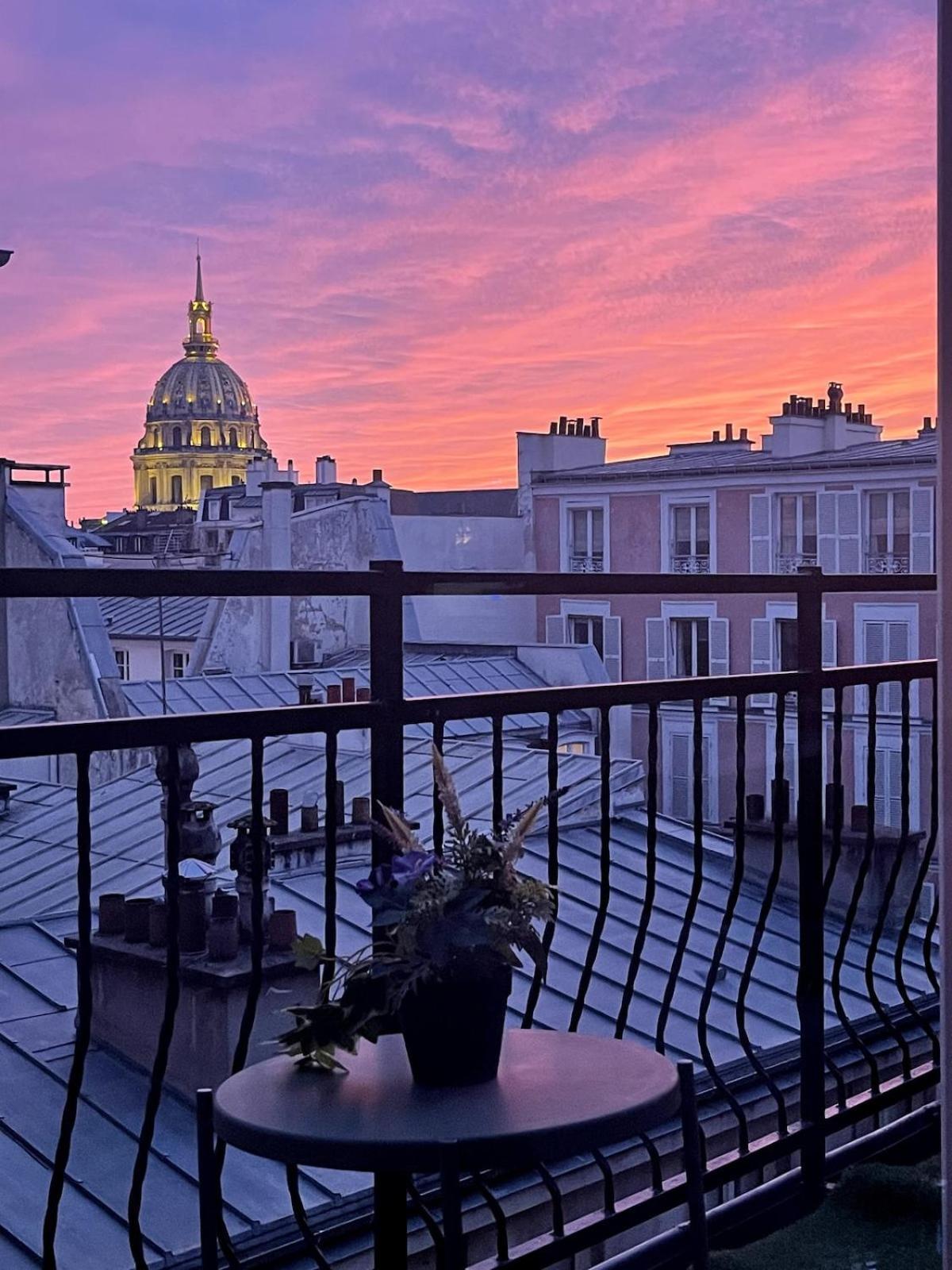 Beautiful Terrace Invalides And Fireplace Apartment *