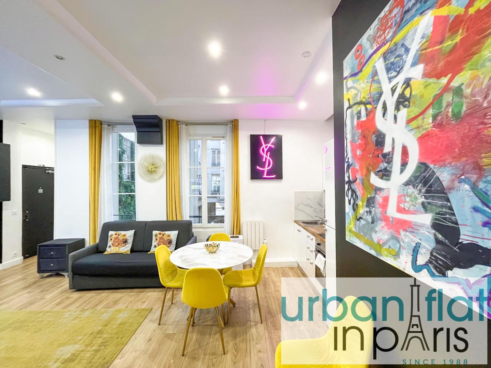 156 - Urban Ysl Flat In Montorgueil Apartamento