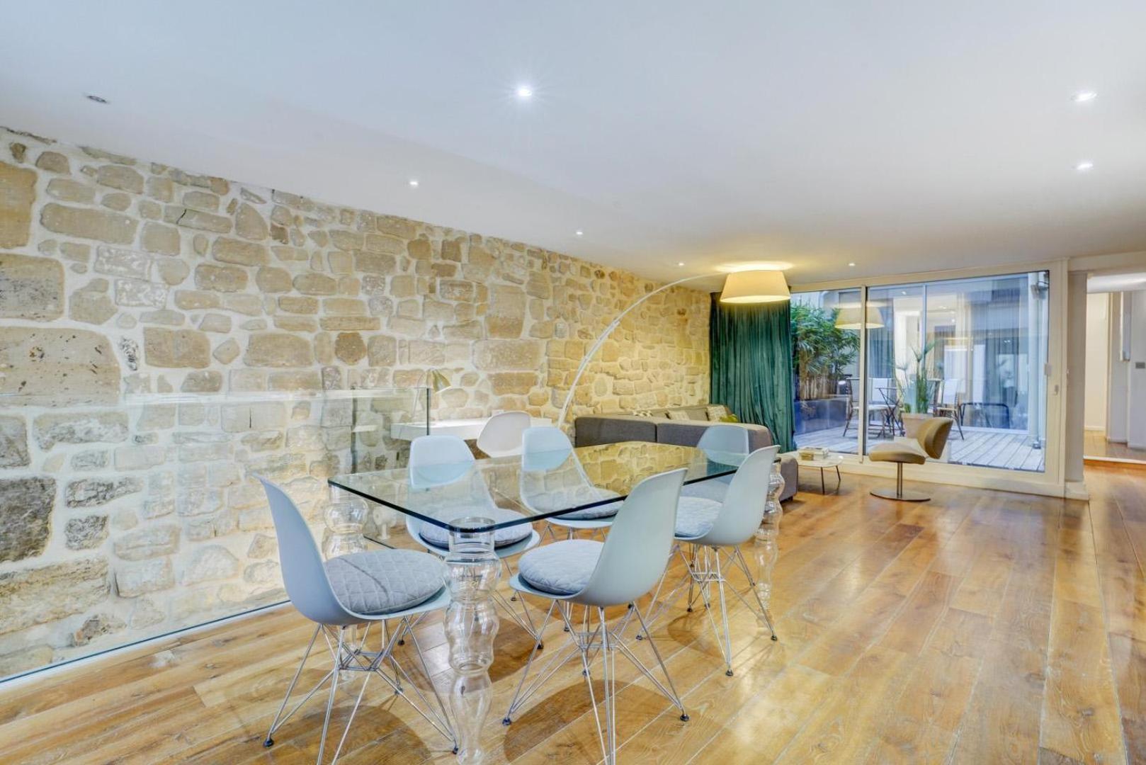Jardin Prive - Gorgeous 3 Bed House In Le Marais Apartment Paris