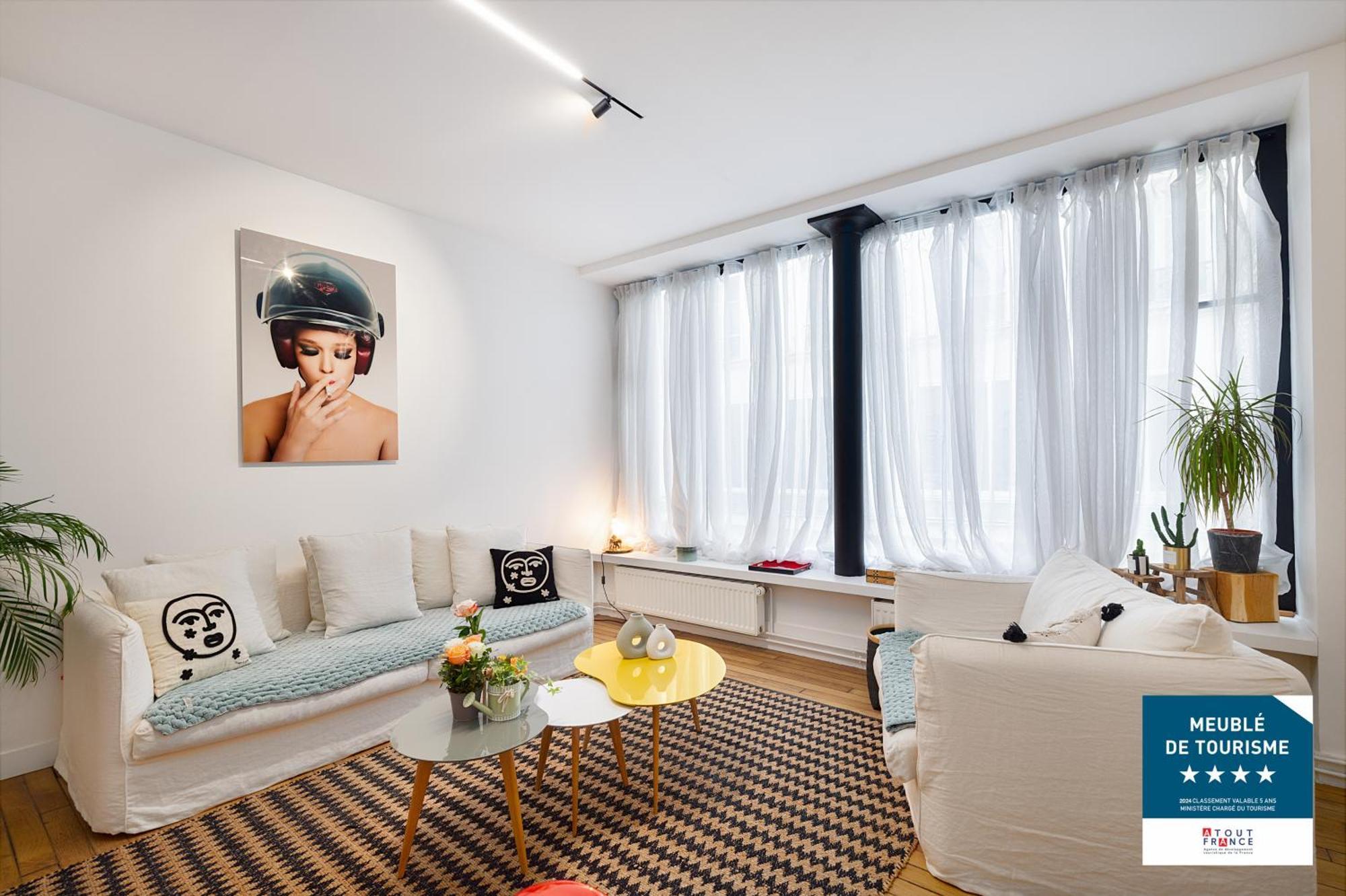 Luxueux Loft 3br Au Coeur Du Marais