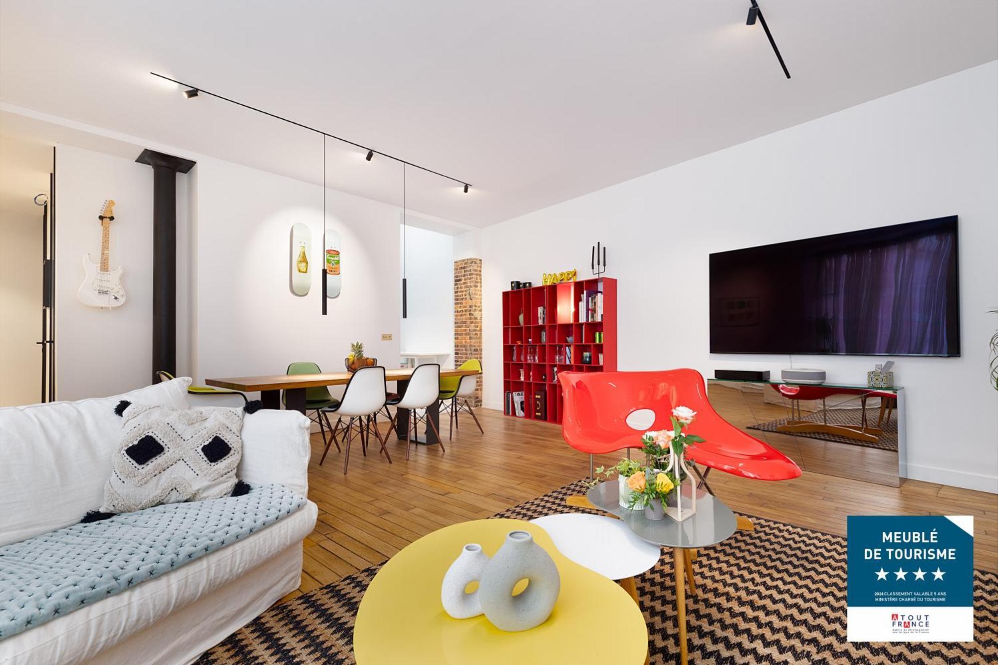 Apartment Luxueux Loft 3br Au Coeur Du Marais