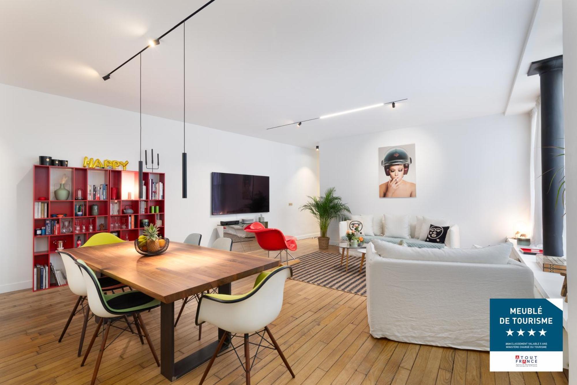 Luxueux Loft 3br Au Coeur Du Marais Paris