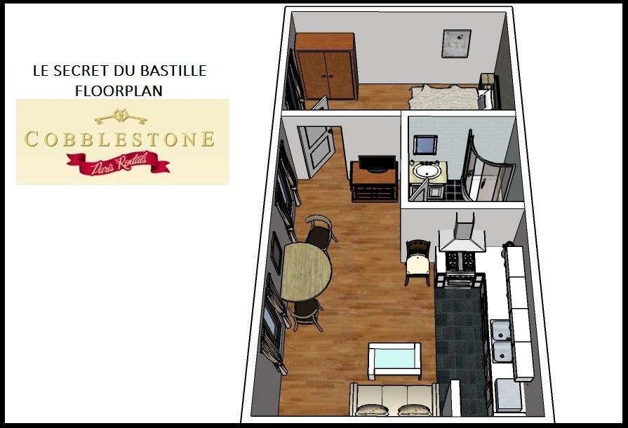 Le Secret Du Bastille Apartamento *